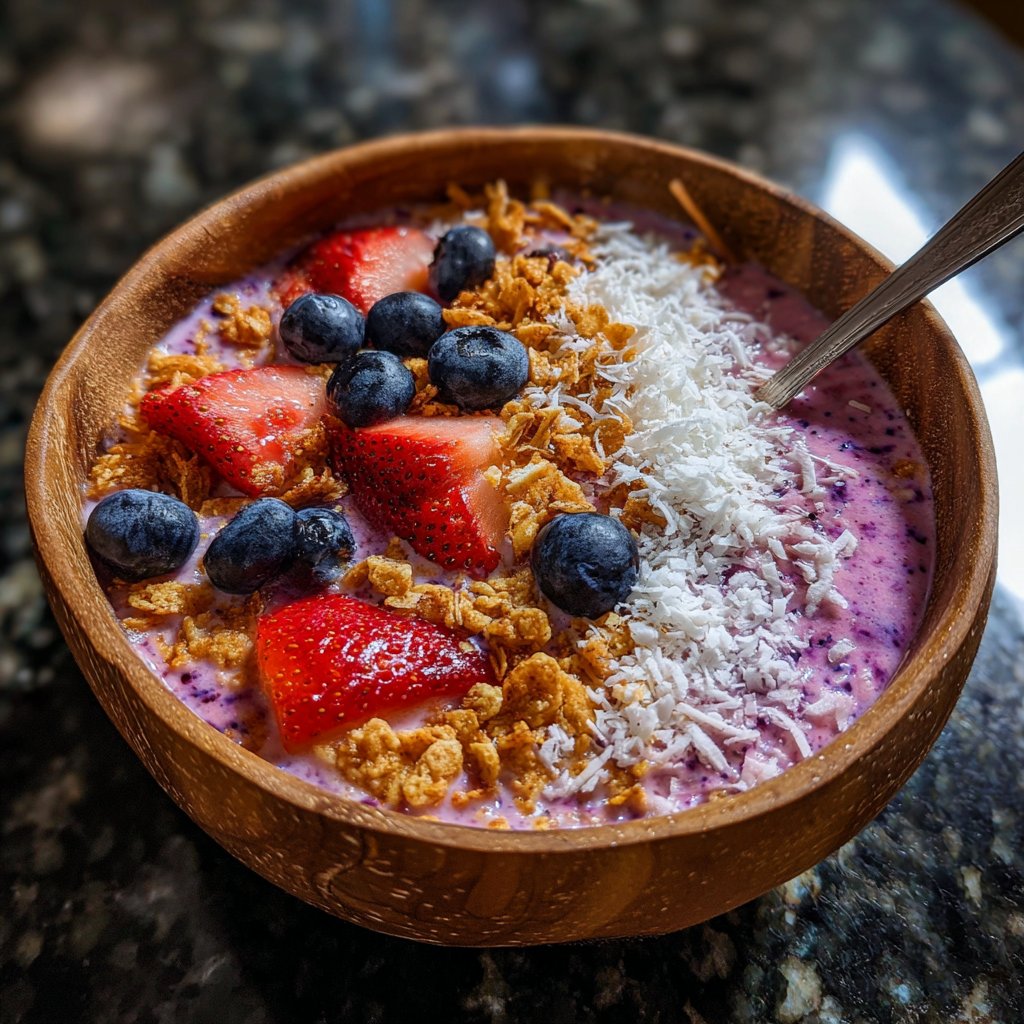 Breakfast Berry Smoothie Bowl