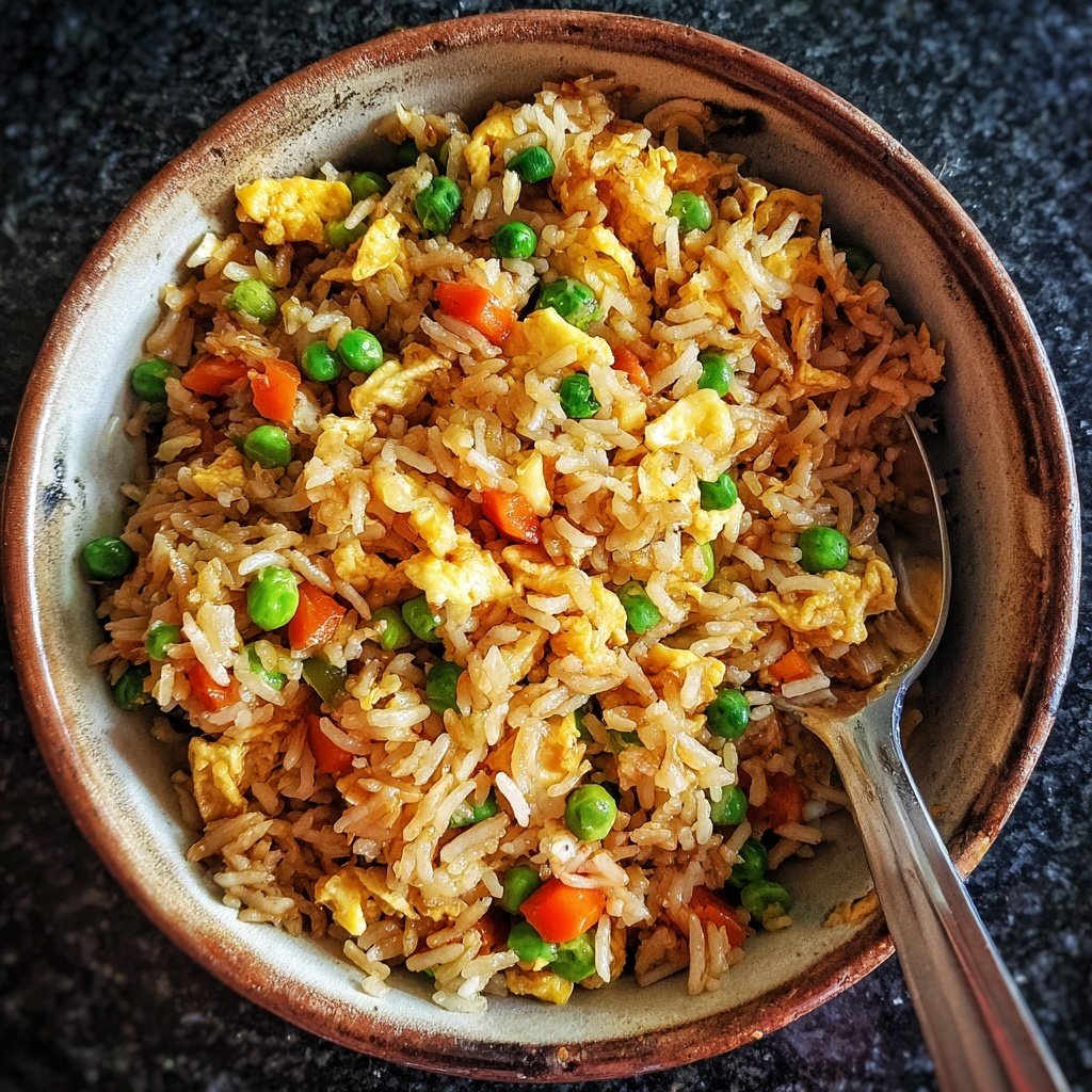 Quick 10 Minute Egg Fried Rice