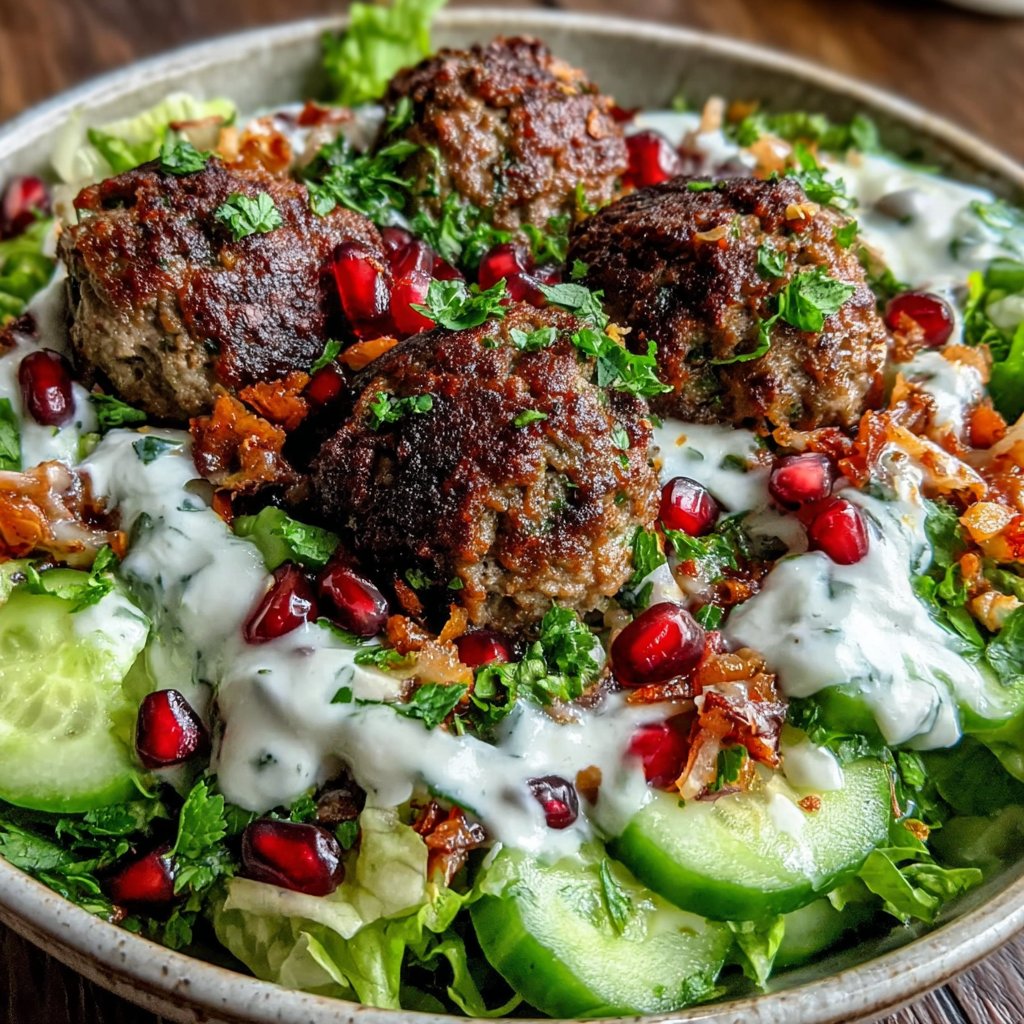 Beef Kofta Salad Bowl