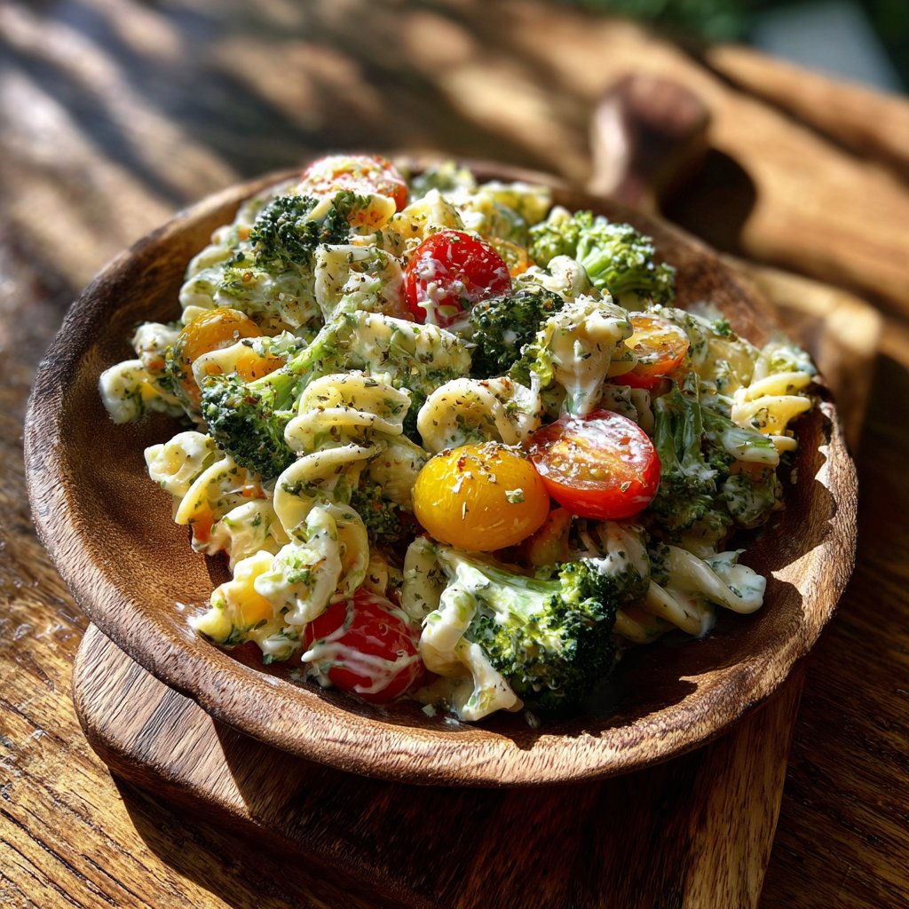Broccoli Ranch Pasta Salad