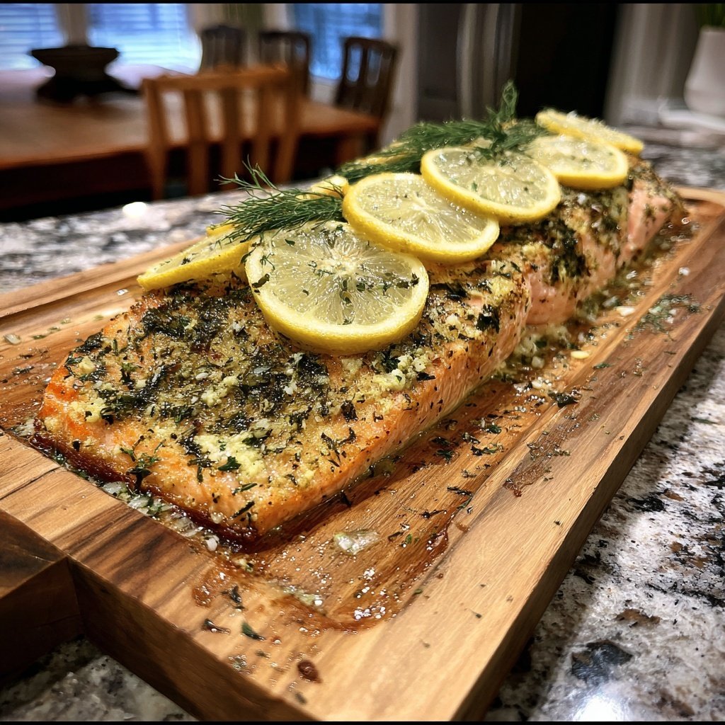 Zesty Baked Salmon with Herbs