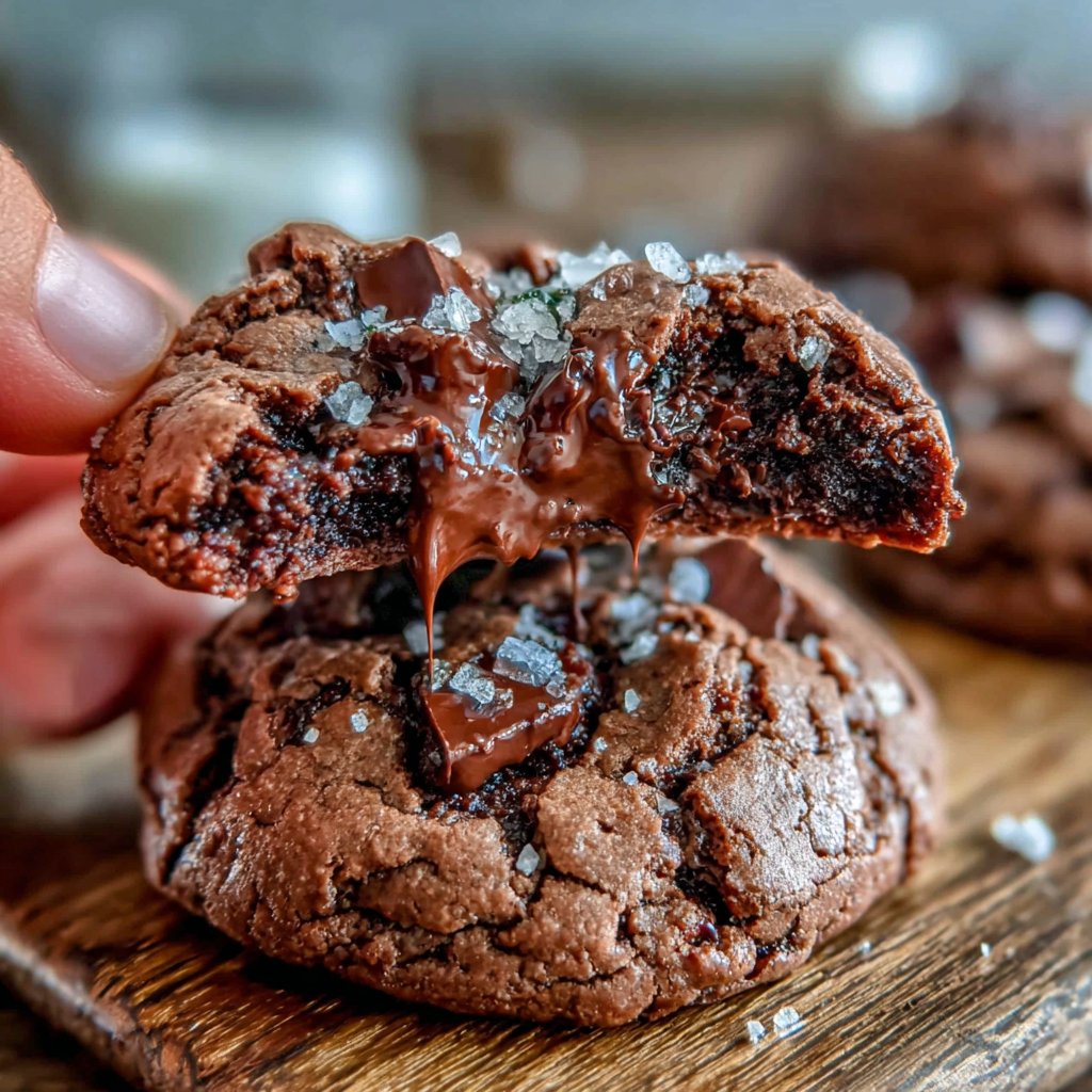 Double Chocolate Brownie Cookies