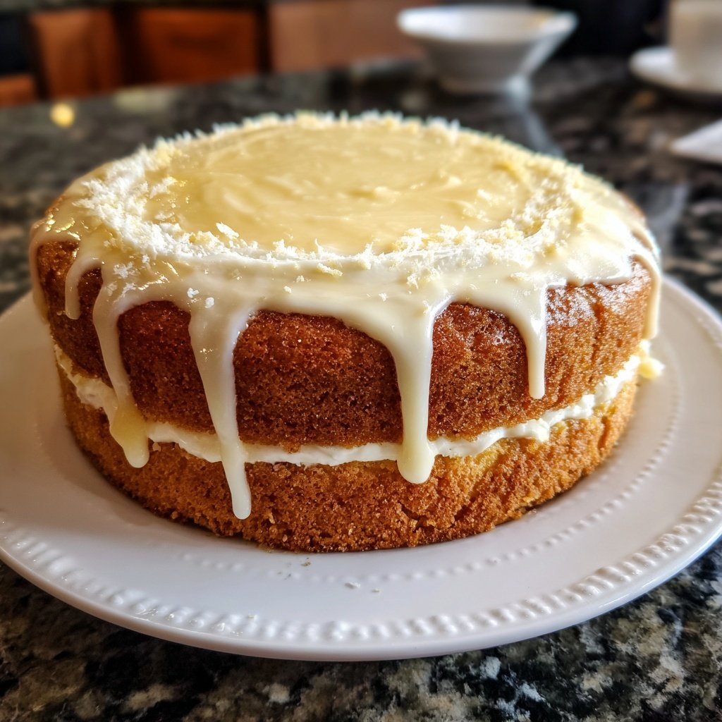 Dessert Vanilla Sponge Cake